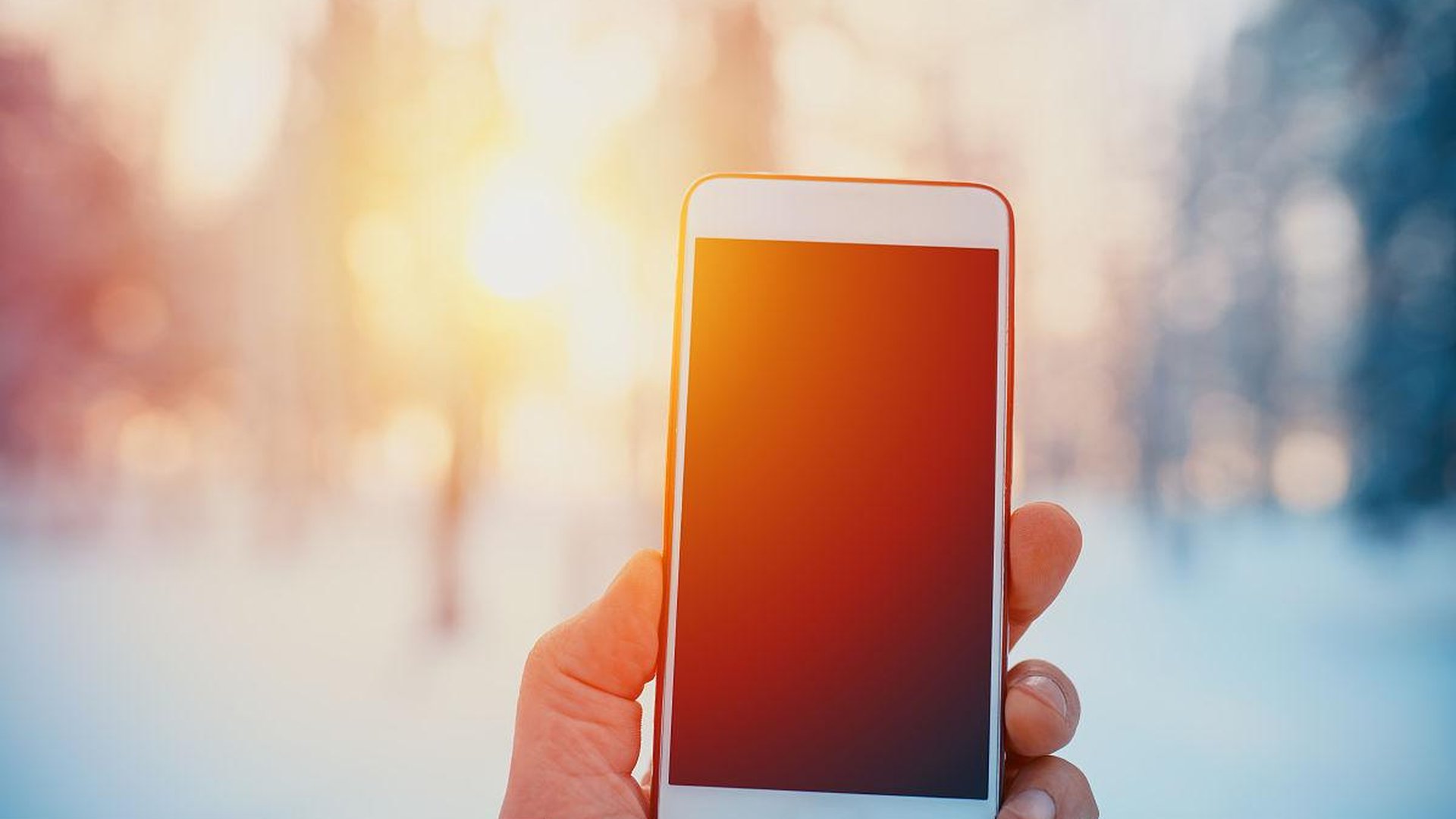Smartphone Sonnenlicht Hitze Temperatur 35 Grad Sc