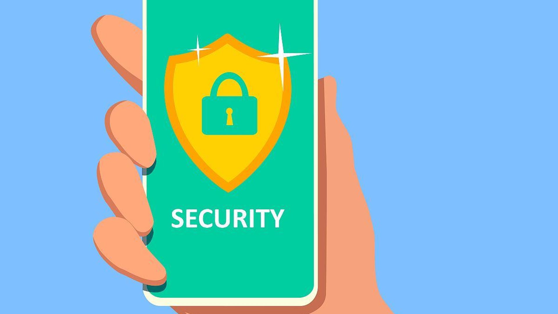 Smartphone Bildschirm Softwareupdate Sicherheitspa